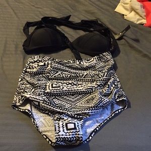 Large high waisted bikini